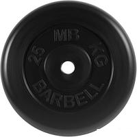 Диск MB Barbell Стандарт 31 мм (1x25 кг, черный)