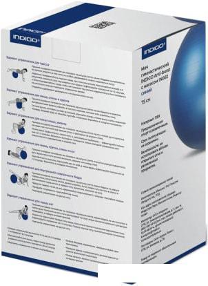 Мяч Indigo Anti-Burst IN002 75 см (синий) - фото 4 - id-p224844614