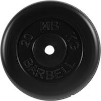 Диск MB Barbell Стандарт 31 мм (1x20 кг, черный)