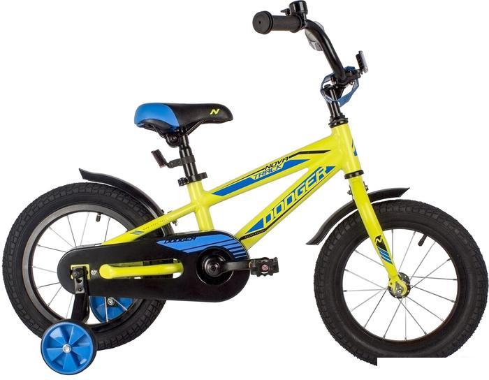 Детский велосипед Novatrack Dodger 14 2022 145ADODGER.GN22 (зеленый) - фото 1 - id-p224965806