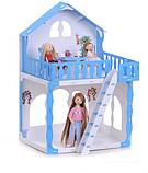 Кукольный домик Krasatoys Дом Марина с мебелью 000266 (белый/голубой), фото 9