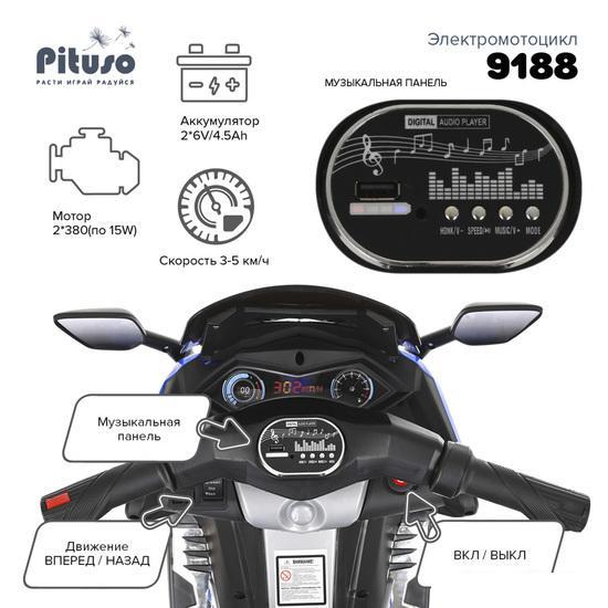Электротрицикл Pituso 9188 (синий) - фото 9 - id-p224842567