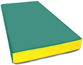 Cпортивный мат КМС №1 100x50x10 (зеленый/желтый)