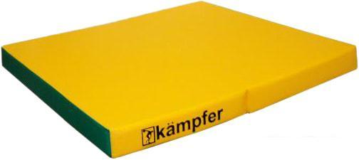 Cпортивный мат Kampfer №4 складной 100x100x10 (красный/желтый) - фото 3 - id-p224842607
