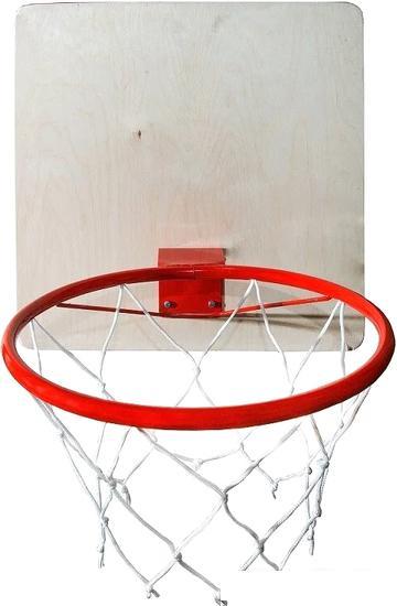Баскетбольное кольцо КМС С сеткой (38 см) - фото 1 - id-p224964042