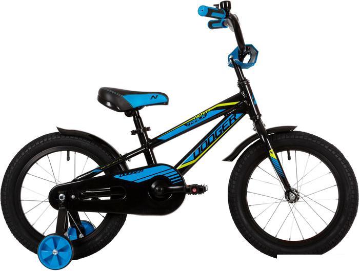 Детский велосипед Novatrack Dodger 16 2022 165ADODGER.BK22 (черный) - фото 1 - id-p224965872