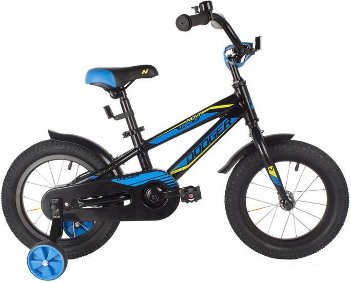 Детский велосипед Novatrack Dodger 14 2022 145ADODGER.BK22 (черный) - фото 1 - id-p224965876