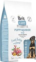 Сухой корм для собак Brit Dog Puppy&Junior Large Healthy Growth с индейкой и ягненком 12 кг