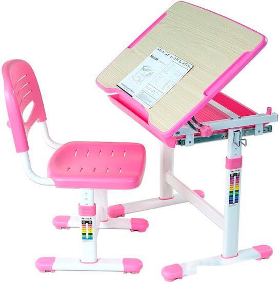 Парта Fun Desk Piccolino (розовый) [211461] - фото 1 - id-p224965896