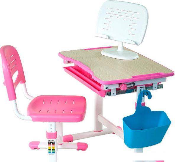 Парта Fun Desk Piccolino (розовый) [211461] - фото 9 - id-p224965896