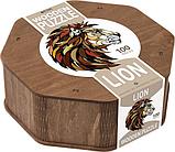 Пазл Eco-Wood-Art Лев в деревянной упаковке, фото 5