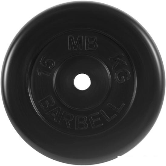 Диск MB Barbell Стандарт 26 мм (1x15 кг) - фото 1 - id-p224844746