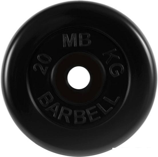 Диск MB Barbell Стандарт 51 мм (1x20 кг) - фото 1 - id-p224844755