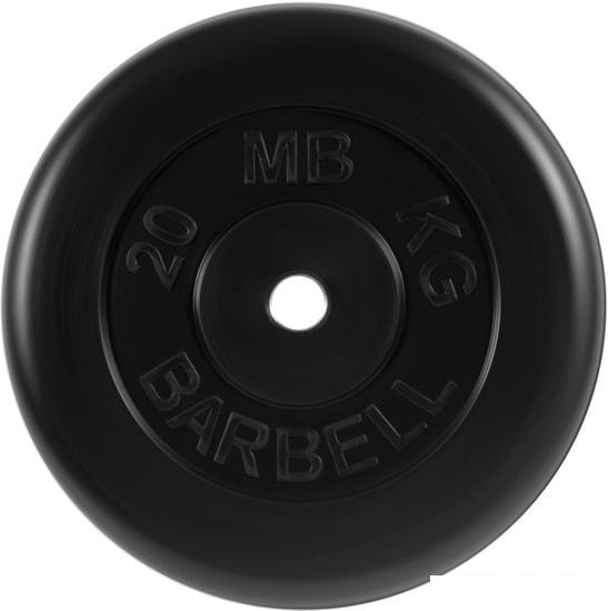 Диск MB Barbell Стандарт 26 мм (1x20 кг) - фото 1 - id-p224844759