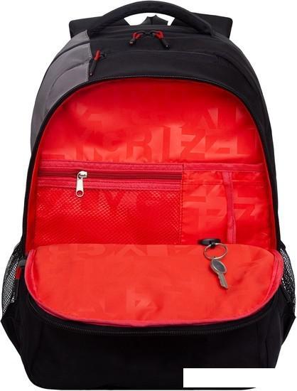 Школьный рюкзак Grizzly RU-330-1 (черный/серый) - фото 4 - id-p224842707