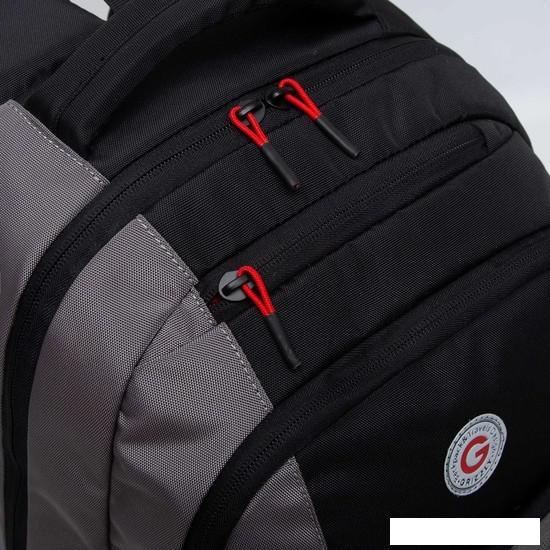 Школьный рюкзак Grizzly RU-330-1 (черный/серый) - фото 6 - id-p224842707