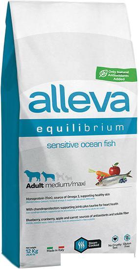 Сухой корм для собак Alleva Equilibrium Sensitive Ocean Fish Medium/Maxi (с океанической рыбой для средних и - фото 1 - id-p224869135