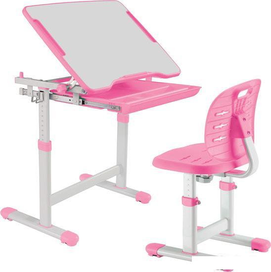 Парта Fun Desk Piccolino III (розовый) - фото 1 - id-p224844792