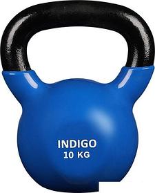 Гиря Indigo IN132 10 кг (черный/синий)