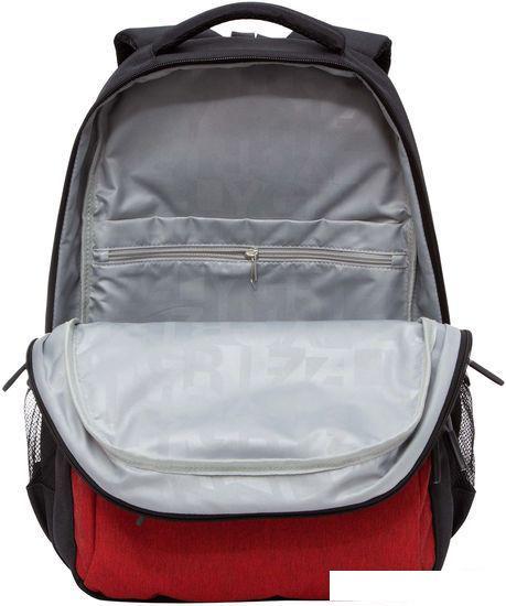Школьный рюкзак Grizzly RU-330-6 (черный/красный) - фото 4 - id-p224842719