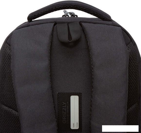Школьный рюкзак Grizzly RU-330-6 (черный/красный) - фото 9 - id-p224842719