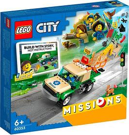 Конструктор LEGO City 60353 Миссии по спасению диких животных