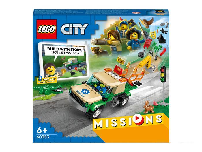 Конструктор LEGO City 60353 Миссии по спасению диких животных - фото 5 - id-p224842731