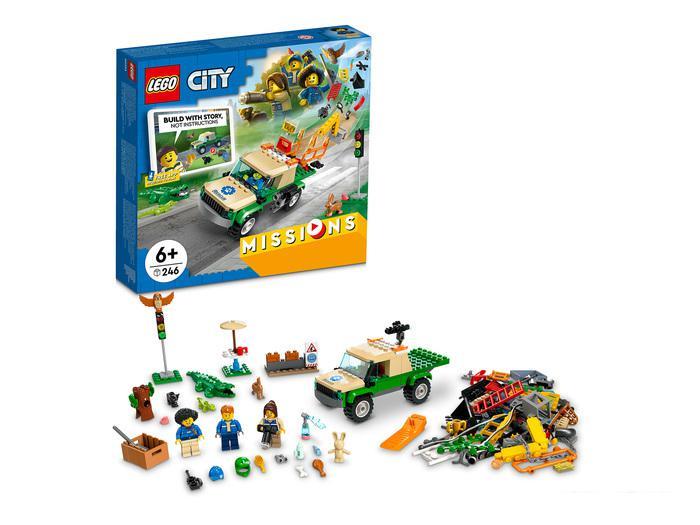 Конструктор LEGO City 60353 Миссии по спасению диких животных - фото 6 - id-p224842731