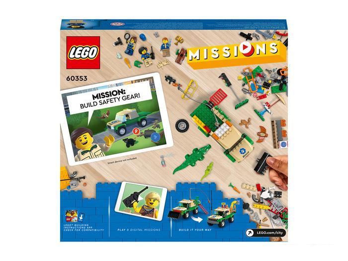 Конструктор LEGO City 60353 Миссии по спасению диких животных - фото 7 - id-p224842731