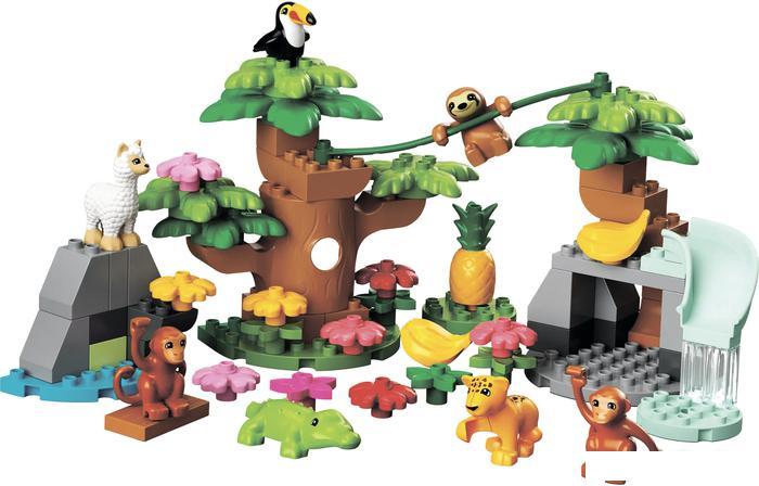Конструктор LEGO Duplo 10973 Дикие животные Южной Америки - фото 5 - id-p224842734