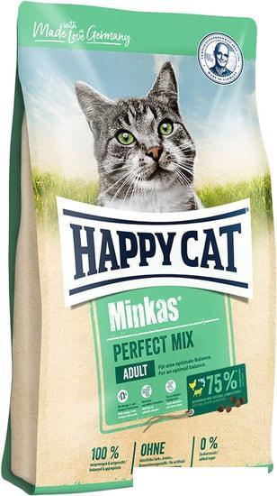 Сухой корм для кошек Happy Cat Minkas Pеrfect Mix с птицей, ягненком и рыбой 10 кг - фото 1 - id-p224844831
