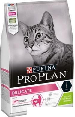 Сухой корм для кошек Pro Plan Delicate Adult с чувствительным пищеварением с ягненком 1.5 кг - фото 2 - id-p224844859