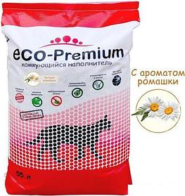 Наполнитель для туалета Eco-Premium с ароматом ромашки 55 л