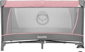 Манеж-кровать Lionelo Flower (серый/розовый)