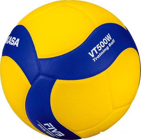 Волейбольный мяч Mikasa VT500W (5 размер) - фото 2 - id-p224868141
