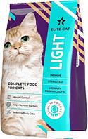 Сухой корм для кошек Elite Cat Light (для стерилизованных, профилактика МКБ) 12 кг