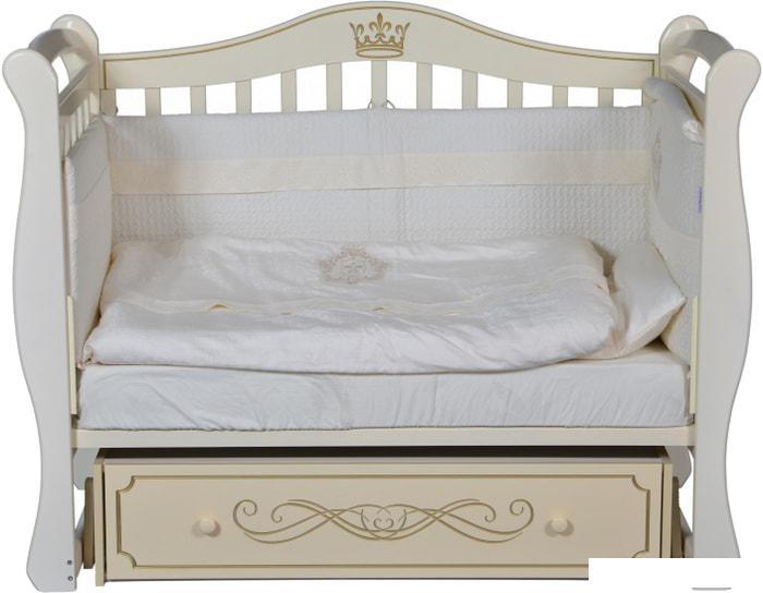 Классическая детская кроватка Антел Julia 11 (белый) - фото 2 - id-p224868202