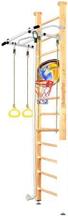 Детский спортивный комплекс Kampfer Helena Ceiling Basketball Shield (3 м, натуральный/белый антик) - фото 1 - id-p224869269