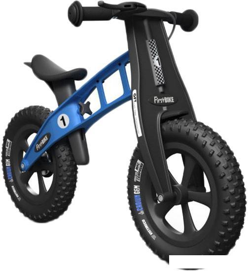 Беговел FirstBIKE Fat с тормозом (голубой) - фото 4 - id-p224966101