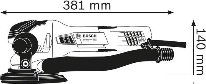 Эксцентриковая шлифмашина Bosch GET 55-125 Professional 0601257000, фото 2