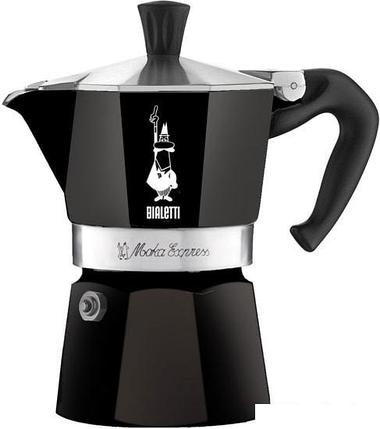 Гейзерная кофеварка Bialetti Moka Express (3 порции, черный), фото 2