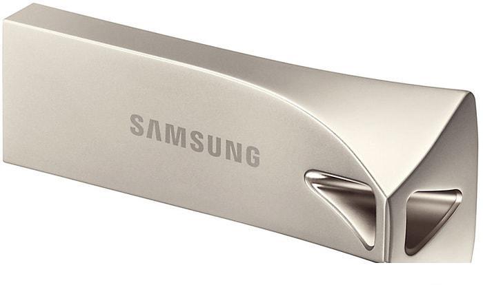 USB Flash Samsung BAR Plus 128GB (серебристый) - фото 2 - id-p225003518