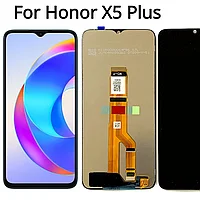 Дисплей (экран) для Honor X5 Plus Original c тачскрином, черный