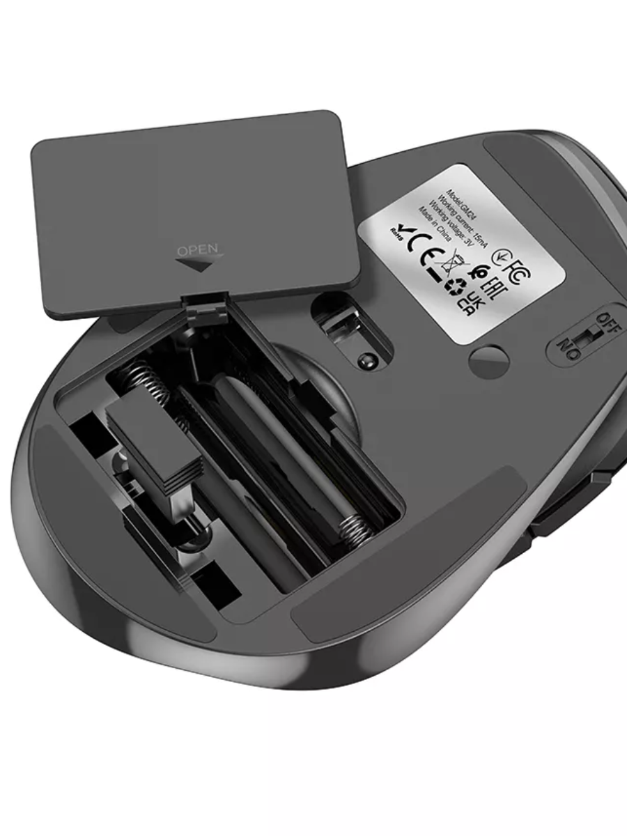 Мышь беспроводная Hoco GM24 (2,4G + Bluetooth) цвет: черный - фото 3 - id-p225062591
