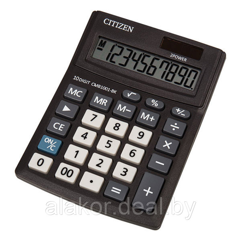 Калькулятор настольный Citizen CMB-1001 BK, 10-разрядный, 137x102x31, черный