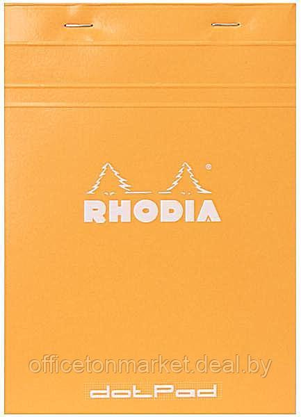 Блокнот "Rhodia", A5, 80 листов, клетка, оранжевый - фото 1 - id-p225062897