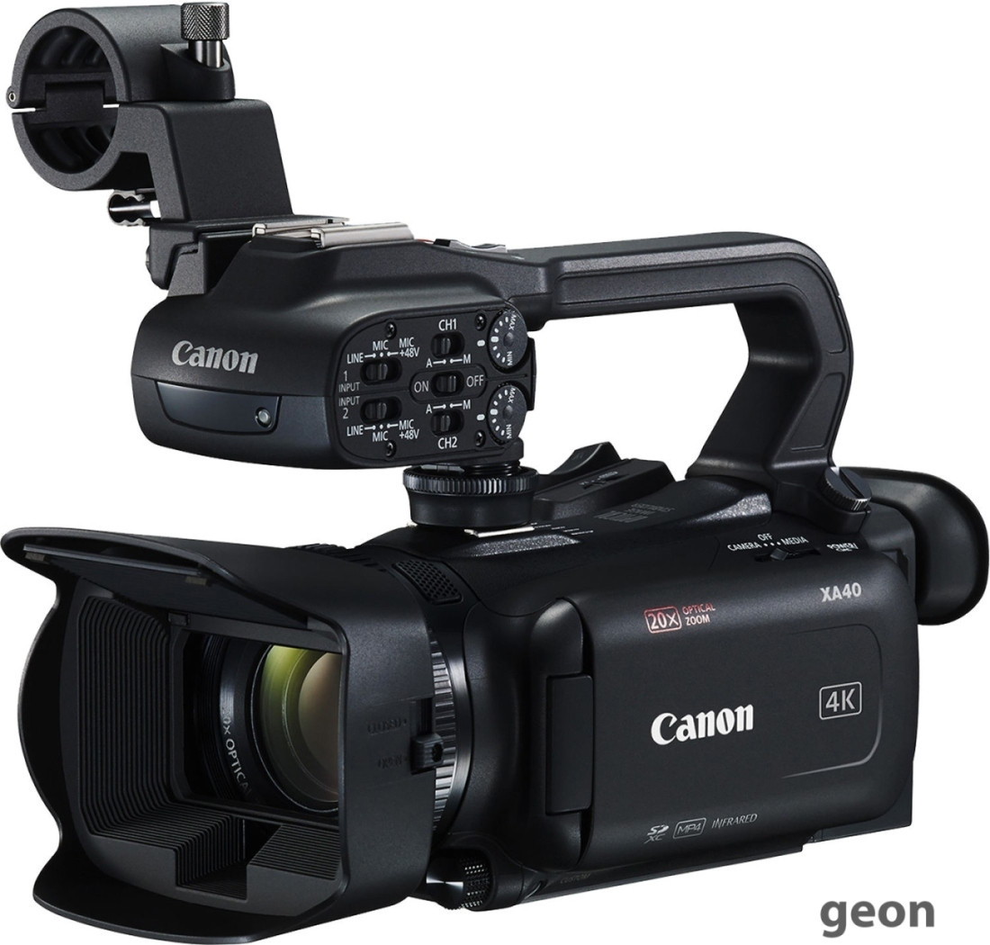 Видеокамера Canon XA40 - фото 3 - id-p225063070