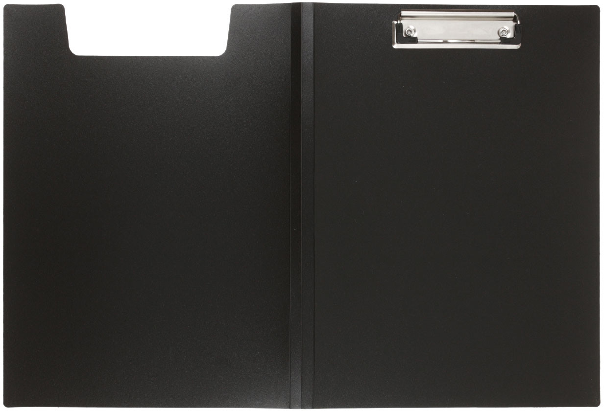 Планшет с крышкой «Бюрократ» толщина пластика 1,2 мм, черный