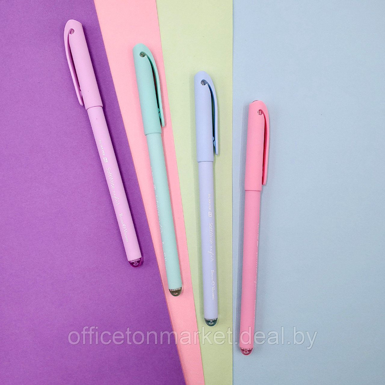 Ручка шариковая Bruno Visconti "SoftWrite. Zefir", 0.7 мм, ассорти, стерж. синий - фото 2 - id-p224534119