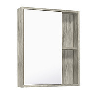 Зеркало-шкаф для ванной комнаты "Эко 52" скандинавский дуб, 12 х 52 х 65 см